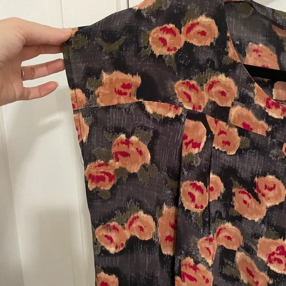 Kimchi Blue 100% Silk Dress Sz L - Picture 4 of 7